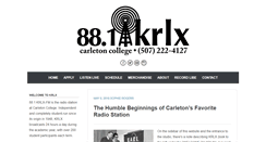 Desktop Screenshot of krlx.org